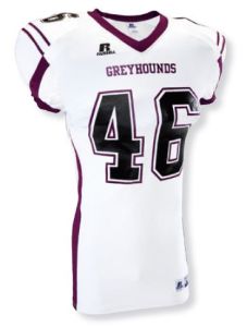 Adult Xtreme Compression Color Block Football Game Jersey by Russell Athletics | Style Number S46XCMK