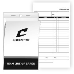 CHAMPRO BULK LINE-UP CARDS AF61 FREE SHIPPING (12 Pack)
