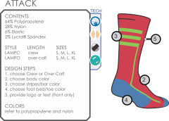 Twin City Custom Attack Sock