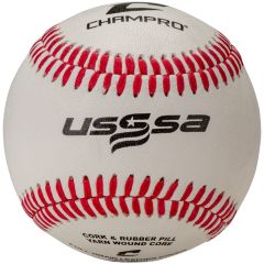 CHAMPRO USSSA GAME - FULL GRAIN LEATHER COVER CBB-200US 1(dozen) FREE SHIPPING