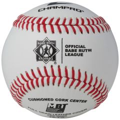 CHAMPRO BABE RUTH - DOUBLE CUSHION CORK CORE - FULL GRAIN LEATHER COVER CBB-300BR 1(dozen) FREE SHIPPING