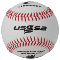 CHAMPRO USSSA APPROVED BASEBALL - FULL GRAIN LEATHER COVER CBB-300US 1(dozen) FREE SHIPPING