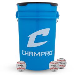 Champro 6-GALLON BUCKET WITH 30 CBB-200 BALLS CBB200B FREE SHIPPING