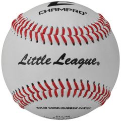 CHAMPRO LITTLE LEAGUE® GAME RS - CORK/RUBBER CORE - GENUINE LEATHER COVER CLL-40 1(dozen)