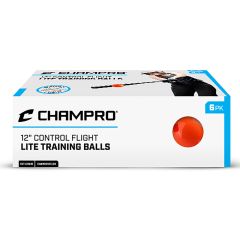 Champro 12" CONTROL FLIGHT BALL - CSB97 6 Pack