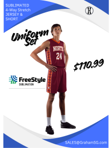 Custom 4-Way Stretch Basketball Uniform by Holloway