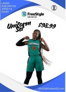 Ladies Custom Sublimated 4-Way Stretch Traditional Basketball Uniforms by Holloway