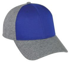 Twill Front Jersey Back Plastic Snap Adjustable Hat by OC Sports JK-100
