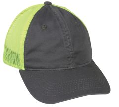 Garment Washed Adjustable Hat with Mesh Back by OC Sports FWT-130