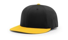 Black/Gold Richardson PTS30 Hat Perforated Ignite Lite R-Flex