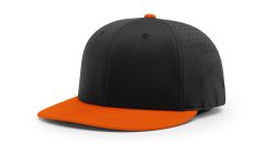 Black/Orange Richardson PTS30 Hat Perforated Ignite Lite R-Flex
