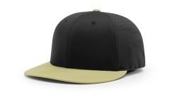 Black/Vegas Gold Richardson PTS30 Hat Perforated Ignite Lite R-Flex
