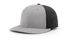 Grey/Black Split Richardson PTS30 Hat Perforated Ignite Lite R-Flex
