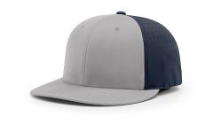 Grey/Navy-Split Richardson PTS30 Hat Perforated Ignite Lite R-Flex