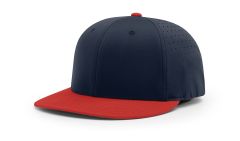 Navy/Red Richardson PTS30 Hat Perforated Ignite Lite R-Flex