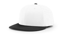White/Black Richardson PTS30 Hat Perforated Ignite Lite R-Flex