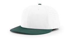 White/Dark Green-CMB Richardson PTS30 Hat Perforated Ignite Lite R-Flex
