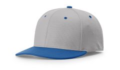 Richardson PTS50 Grey/Royal Performance Baseball Hat – Flex-Fit, Moisture-Wicking Sports Cap - Free Shipping