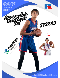 Russell Custom Dynaspeed Reversible Basketball Uniform