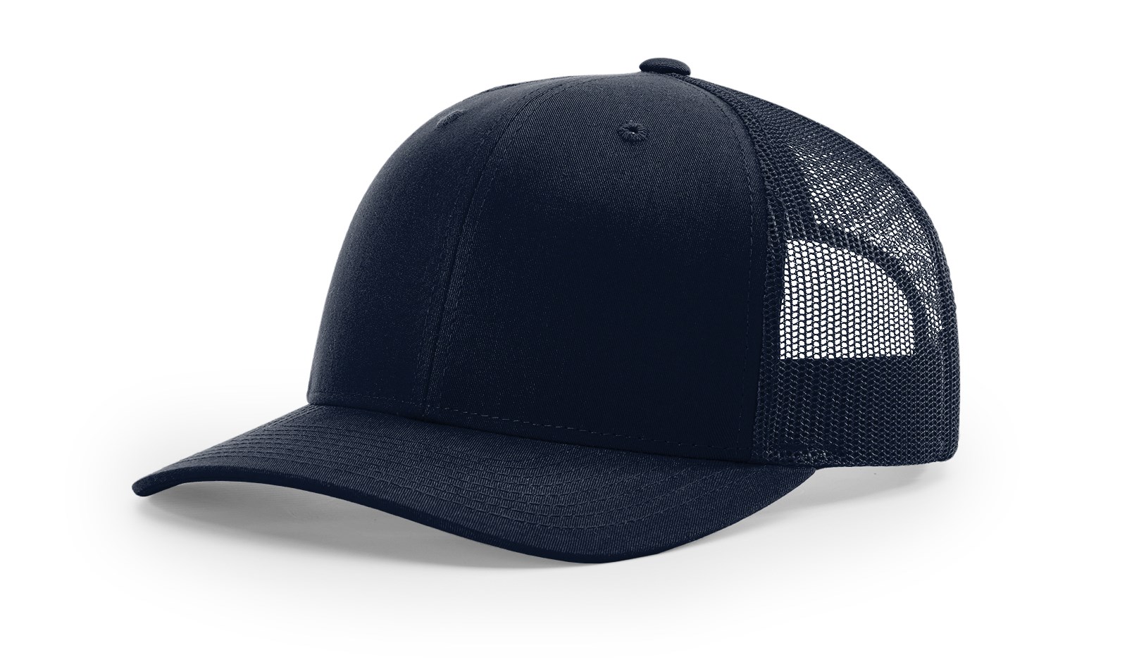 80s Retro G I JOE Richardson 112 Trucker Mesh Snapback Cap Hat Blue Embroidered Richardson 112 Snapback Trucker Cap | Wholesale Blank  main image 3