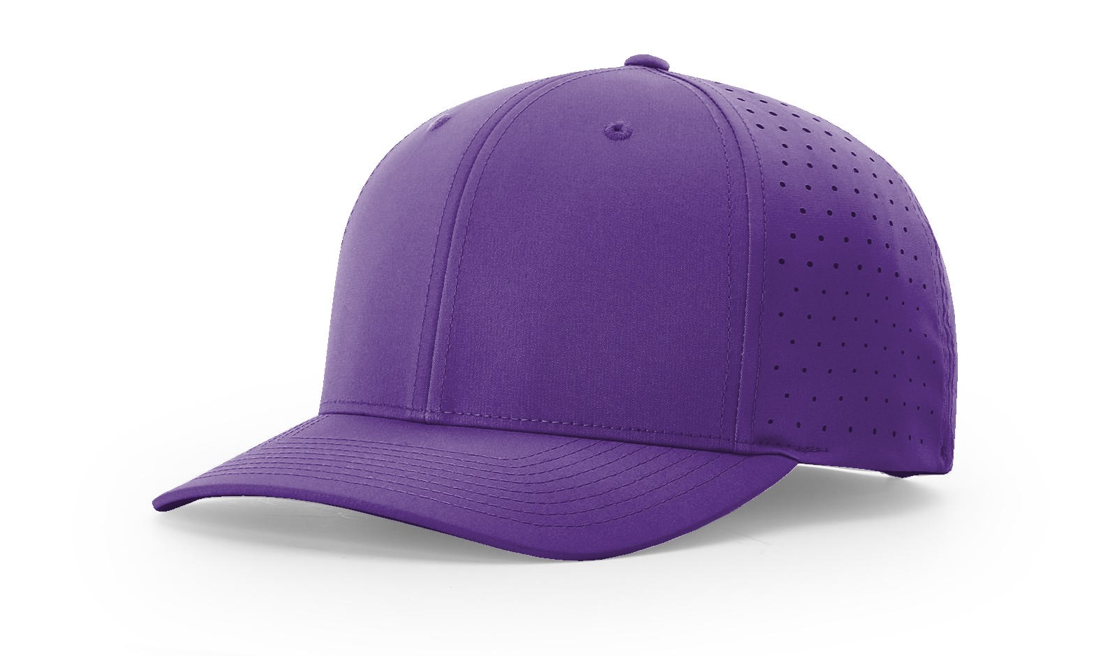 Richardson 632 Purple Laser Perforated Performance Snapback Hat