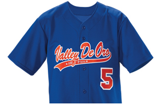 baseball jersey with number on front