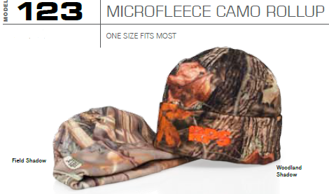 Buy 123 Microfleece Camo Rollup Beanie by Richardson Caps