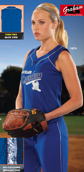 Buy Women's Turn Two Softball Jersey by Teamwork Athletic Style Number 1273