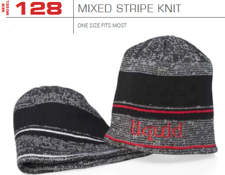 Buy 128 Mixed Stripe Knit Beanie by Richardson Caps