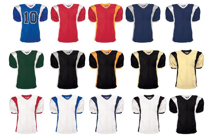Youth Fly Route Steelmesh Football Jersey by Teamwork Athletic | Style Number: 1317