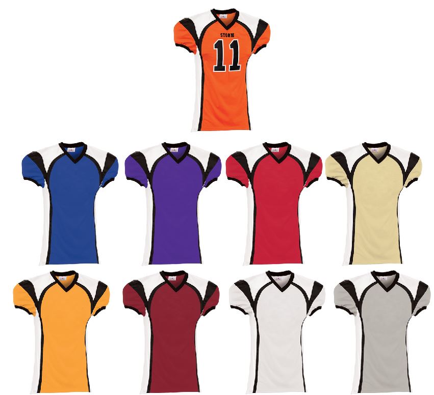 Red Zone Steelmesh Football Jersey by Teamwork Athletic | Style Number: 1355