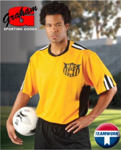 Buy Youth Corner Kick Soccer Jersey by Teamwork Athletic Style Number 1609