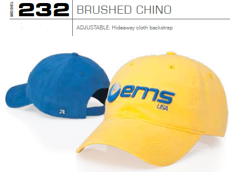 Buy 232 Brushed Chino Twill Adjustable Hat by Richardson Caps
