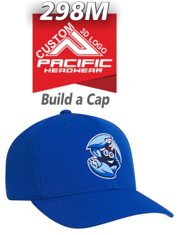 BUY 298M PERFORMANCE ADJUSTABLE TEAM HAT BY PACIFIC HEADWEAR WITH CUSTOM 3D LOGO Embroidery Special. WHAT YOU GET FOR $14.99. 298M HAT RAISED 3D EMBROIDERY. EASY TO ORDER. PICK HAT. UPLOAD YOUR CUSTOM LOGO. GREAT HAT FOR TEAMS AND BUSINESS