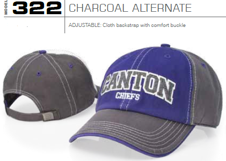Buy 322 Charcoal Alternate Adjustable Hat by Richardson Caps