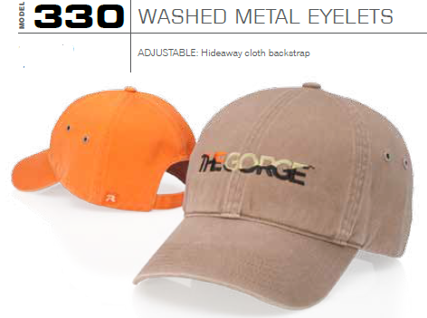 Buy 330 Garment Washed Hat with Metal Eyelets by Richardson Caps