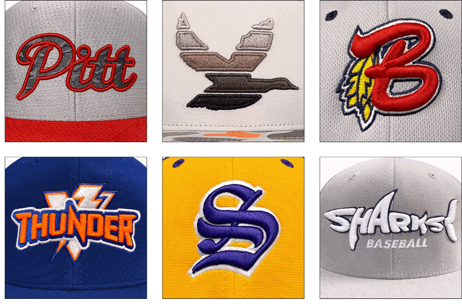 3D embroidery sample by Pacific Headwear