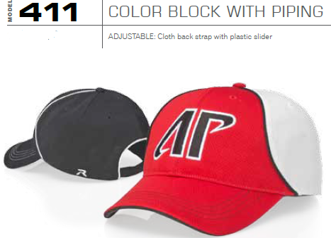 Buy 411 Color Block Hat with Piping by Richardson Caps