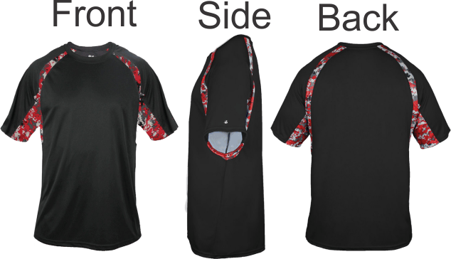 BUY 2140 YOUTH hook DIGI CAMO BASEBALL JERSEY. MADE BY BADGER SPORT. 100% Sublimated polyester moisture management/antimicrobial performance fabric.