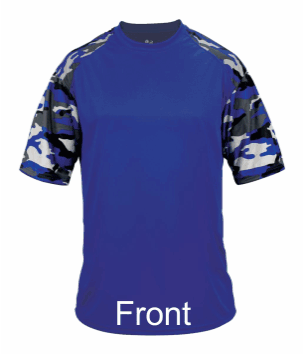 BUY HOOK CAMO BASEBALL JERSEY. CAMO BASEBALL JERSEY. HOOK JERSEY WITH CAMO PANEL DOWN SIDE AND ARM. BY BADGER SPORTS. STYLE NUMBER 4141. Product Description: 100% Polyester moisture management/antimicrobial performance fabric. Sublimated digital side & sleeve panel inserts. Self-fabric collar - Double-needle hem. Badger heat seal logo on left sleeve. Sizes: Adult Sizes: Small - Medium - Large- XL - 2XL - 3XL - 4XL. Available Colors: Red/Red Camo - Forest/Forest Camo - Royal/Royal Camo - Graphite/White Camo - Black/White Camo - Navy/Navy Camo - White/Red Camo - White/Royal Camo. Shipping: Orders will Ship same business day if purchased before 1:00pm EST (Monday-Friday). If you purchase after this time your order will ship next business day. Excluding holidays. Tracking Numbers will be emailed the business day after your order ships. (tracking numbers are sent to the email you provide at checkout). If you Buy and the item or part of your order is out of stock we will email you the same business day to the email provided at checkout. We will email options to help and let you know when new inventory is expected in. (we try to update inventory levels daily).  WHERE TO BUY DIGITAL CAMO? Buy Digital Camo by BADGER SPORT AT GRAHAM SPORTING GOODS.