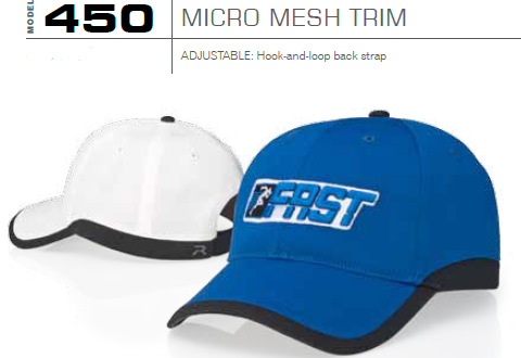 Buy 450 Micro Mesh Trim Hat by Richardson Caps