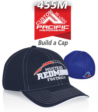 BUY 455M SOFT TRUCKER MESH UNIVERSAL HAT BY PACIFIC HEADWEAR. GREAT HATS FOR TEAMS AND BUSINESS WITH CUSTOM 3D LOGO Embroidery Special. WHAT YOU GET FOR $14.99. 455M PACIFIC HEADWEAR HAT RAISED 3D EMBROIDERY. EASY TO ORDER. PICK HAT. UPLOAD YOUR CUSTOM LOGO.