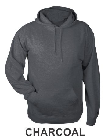 C2 FLEECE HOOD BY BADGER SPORT. STYLE NUMBER 5500. COLOR: CHARCOAL.