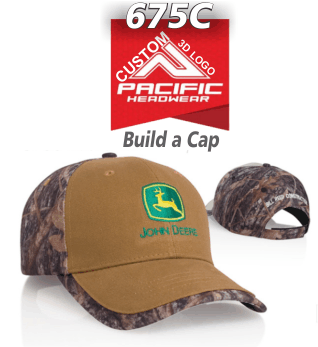 BUY 675C Cotton Duck Camo Adjustable Hat WITH 3D CUSTOM EMBROIDERY Camouflage by Pacific Headwear. Conceal/Black - Conceal/Buck - Conceal/Khaki - Conceal/Sage. Low 