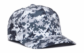 BUY NEW DIGITAL CAMO PERFORMANCE HAT 708F UNIVERSAL FIT with 3d custom embroidery BY PACIFIC HEADWEAR. Profile/Material: Pro-Model shape | Sublimated digital camo poly/spandex blend Crown: Structured Pro crown | Pro-Stitched finish | Universal fit Visor: U-Shape Visor technology | Graphite undervisor Pro-Model shape |Poly twill front panels | Trucker mesh back Sizing: XS (6 3/8-6 7/8) | SM-MED (6 7/8-7 3/8) | L-XL (7 3/8- 8).  Crown: Structured Pro crown | Pro-Stitched finish | Universal fit  Visor: U-Shape Visor technology | Graphite under visor | Pro-Model shape  Sweatband: Performance sweatband	 Closure: Universal Fitted	 Sizes: XS (6 3/8-6 7/8) | SM-MED (6 7/8-7 3/8) | L-XL (7 3/8-8) (refer to the universal cap sizing chart)	 View Sizing Chart  U-Shape Visor: Whether flat or curved our 'U-Shape' visor allows you to shape it how you want it. Uni Uni: Universal fit is created with a woven spandex sweatband that stretches to fit a range of sizes. Universal caps mold to the shape of your head providing the most comfortable cap available.  Colors:  Columbia Blue - Desert - Dark Green - Gold - Maroon - Military Green - Navy - Neon Green - Neon Yellow - Orange - Pink - Purple - Red - Royal - Snow.