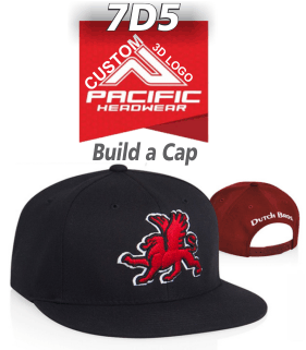 BUY 7D5 FLAT BILL ADJUSTABLE HAT BY PACIFIC HEADWEAR WITH CUSTOM 3D LOGO Embroidery Special.WHAT YOU GET FOR $16.99. 7D5 HAT RAISED 3D EMBROIDERY. EASY TO ORDER. PICK HAT. UPLOAD YOUR CUSTOM LOGO AND Crown: Pro stitched crown with fused backram and busted flat seam for smooth embroideryVisor Major League fiber-tech visor board. Shipped as flat visor with the ability to be shaped