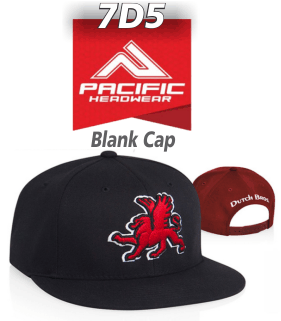 BUY 7D5 BY PACIFIC HEADWEAR. Crown: D-Series crown shape | Pro-Stitched finish | Adjustable snap-back	 Visor: U-Shape Visor technology | Self material under visor | D-Series shape | Shipped flat	 Sweatband: 1 3/8" woven elastic comfort fit grey sweatband  Closure: Plastic snap adjustable	 Sizes: Adult | One size fits most	