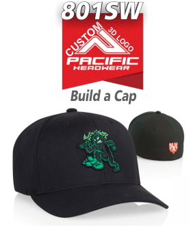 BUY 801SW WOOL FITTED HAT WITH 3D CUSTOM LOGO Embroidery Special by PACIFIC HEADWEAR. what you get. 801SW HAT WITH CUSTOM 3D EMBROIDERY EASY TO ORDER. PICK HAT. PICK COLOR. UPLOAD YOUR OWN CUSTOM LOGO AND PICK COLOR LAYOUT. FREE SHIPPING $15.99 Buy Online 801SW Wool Fitted Hat by Pacific Headwear.  DETAILS: CROWN:  Pro stitched with fused buckram busted flat seams for smooth embroidery VISOR: PE visor board (Pre-curved) with eight rows of stitching gray undervisor SWEATBAND: Featuring M2 technology sweatband CLOSURE: Fitted SIZES: Fitted sizes 65/8-8