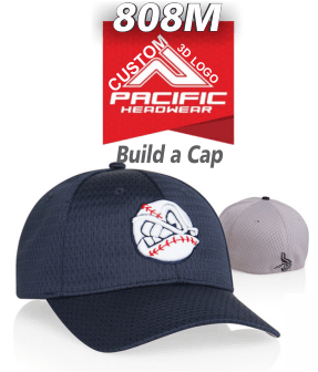 Buy 808M Coolport Mesh Hat Universal fit by Pacific Headwear. Great Hats for Teams and Business with CUSTOM 3D LOGO Embroidery Special. WHAT YOU GET FOR $14.99. 808M PACIFIC HEADWEAR HAT RAISED 3D EMBROIDERY. EASY TO ORDER. PICK HAT. UPLOAD YOUR CUSTOM LOGO.