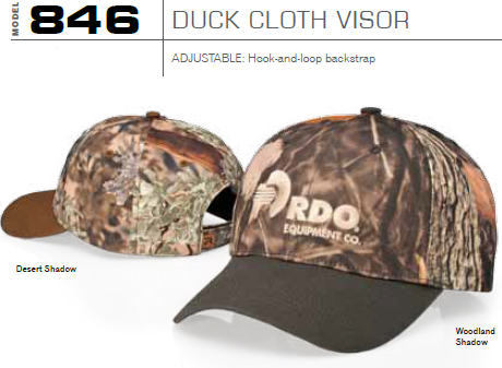 Buy 846 Camo Hat With Duck Cloth Visor by Richardson Caps